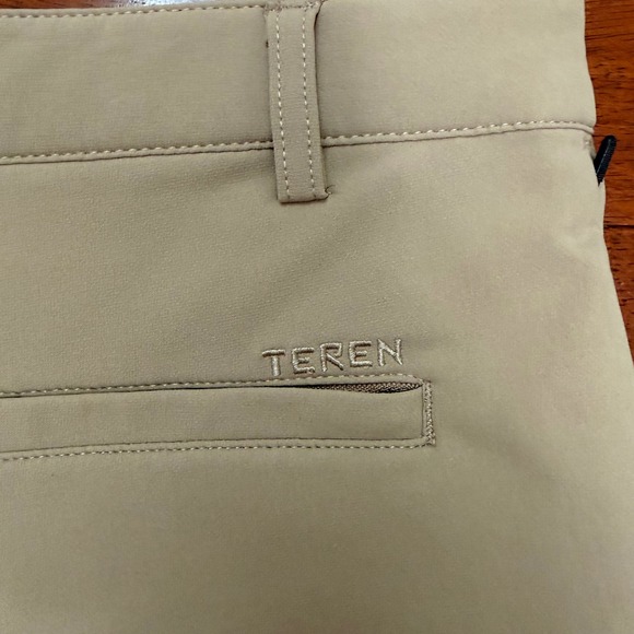 Teren Designs Daily Driver Adventure Pants Mens 32x30 Tan Khaki Stretch Travel - Picture 11 of 12